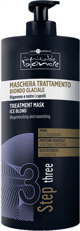 TREATMENT MASK ICE BLONDE Inimitable - maska pre ľadovú blond 1000 ml.